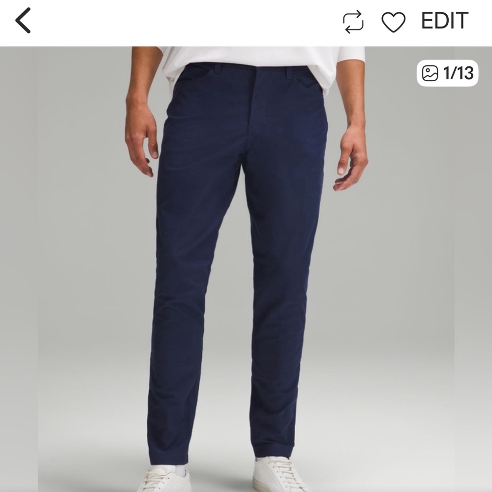 Men's Lulu Navy Pants
